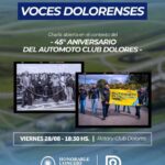 CICLO DE CHARLAS VOCES DOLORENSES