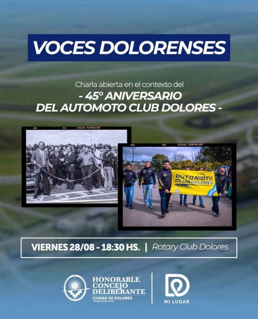 CICLO DE CHARLAS VOCES DOLORENSES