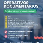 OPERATIVOS DOCUMENTARIOS: SE PODRÁN REALIZAR DISTINTOS TRÁMITES EN EL CENTRO UNIVERSITARIO DOLORES